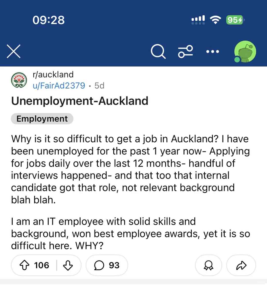 Auckland Employment Situation Sparks Local Complaints: Job Market Insights