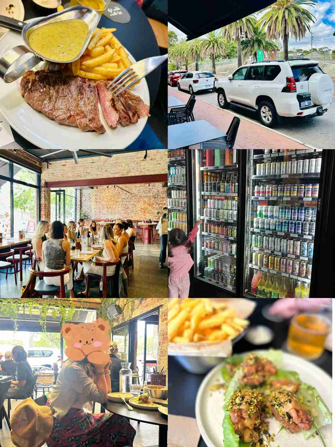パースでの美味しい第一食：素晴らしい料理と飲み物、文句なし！ 🇦🇺✈️🇸🇬